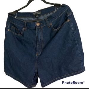 Forever 21 plus denim jean shorts size 16